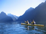 Rowing in New Zealand while living and working in New Zealand.