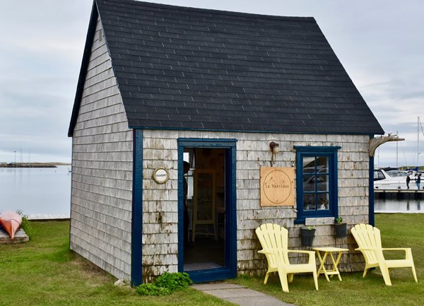 Typical dwelling in the Magdalen Islands.