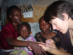 Volunteer in Kenya.