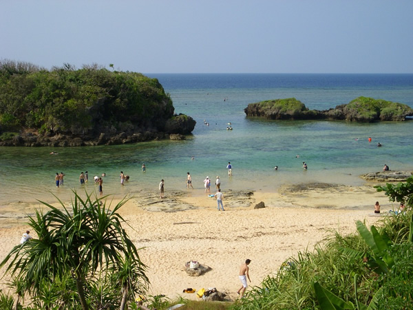 Beach in Okinawa, Japan.