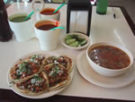 Enjoy authentic food in Mexico.