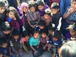 Guatemalan children playing.