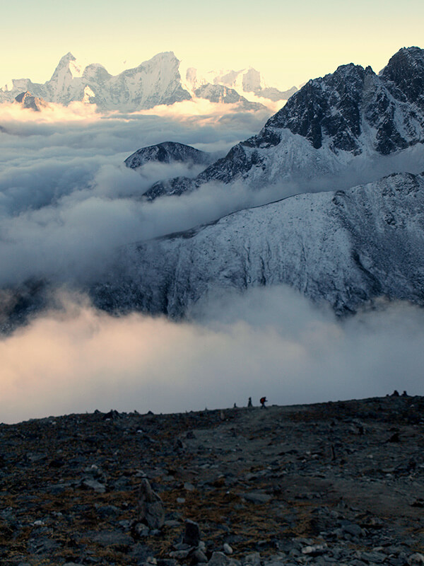 Mount Everest view from Gokyo Ri, Nepal.