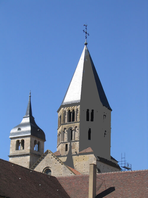 Abbey of Cluny in Burgundy.