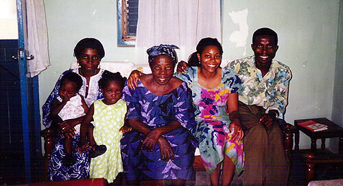 Family in Ghana.