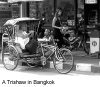 Trishaw in Bangkok