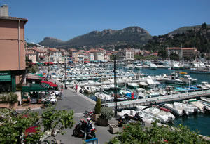 Casis port in Provence, France