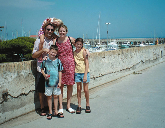 DeMuth Family in Antibes, France.