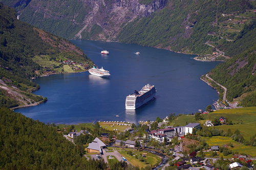 Paid cruise ship work is available worldwide, here in Scandinavia