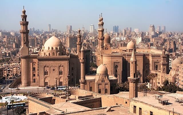 Skyline in Cairo, Egypt
