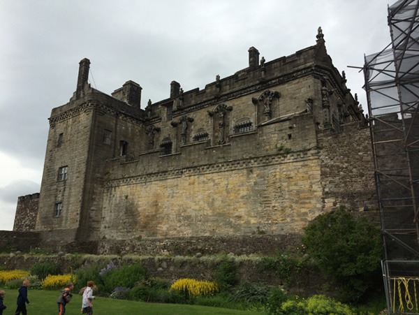 A view of the ramparts at Stirling Castle.