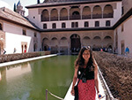 Living in Spain as a woman student at Grenada castle.