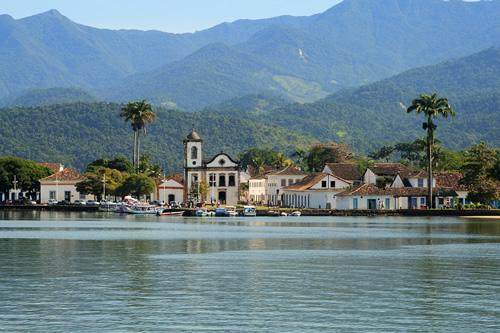 The resort town of Paraty