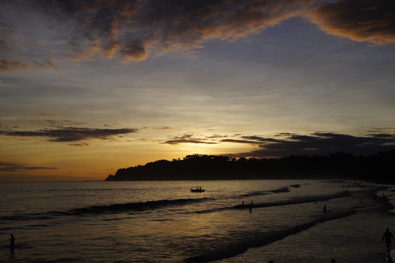 A Costa Rican sunset