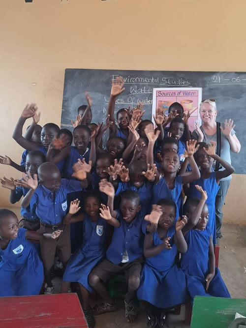 Children in school in Ghana