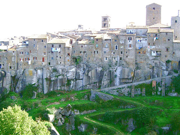 Village in the Tuscia region of Italy