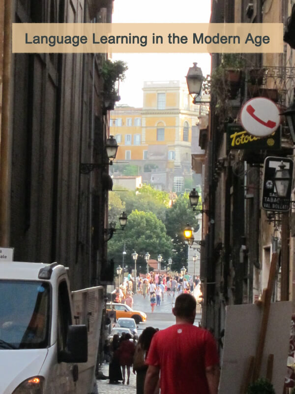 Language learning abroad through immersion in Rome.