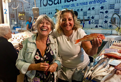 Luisa and her fishmonger