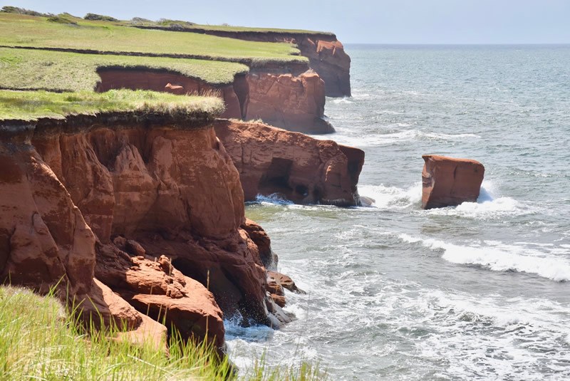 Magdalen Islands' coves and caves