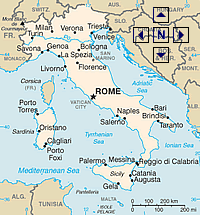 Map of Italy