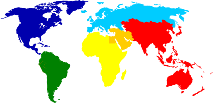 World Map of Expatriates