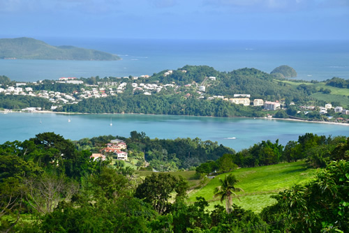East coast near La Trinité, Martinique