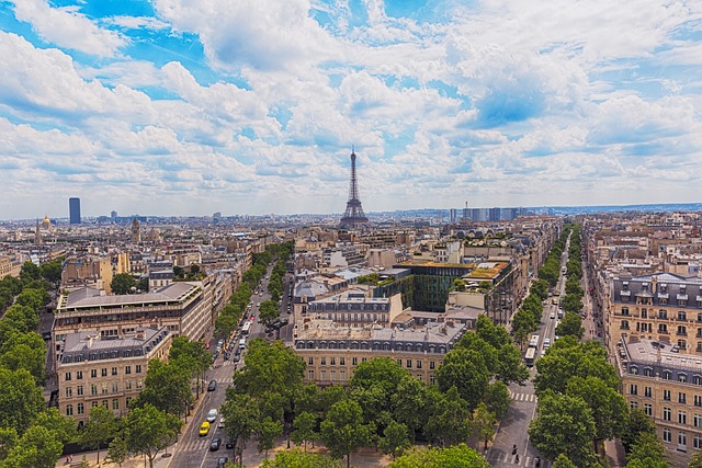 One panorama of Paris.