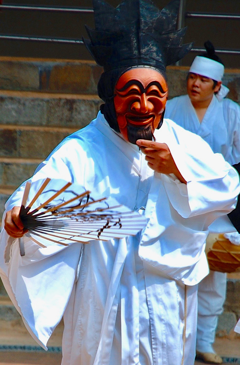 Mask dance theater in South Korea