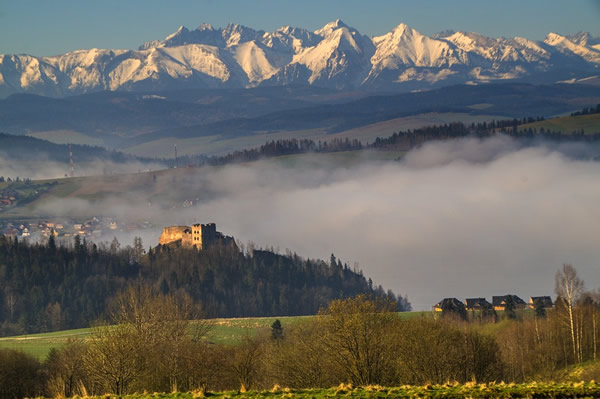 The Tatra mountains in Poland.