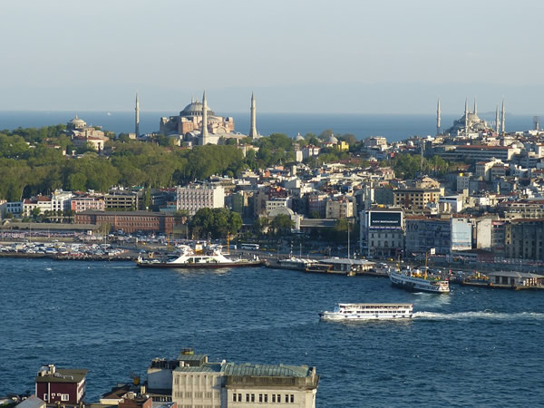 Istanbul, Turkey with mosques
