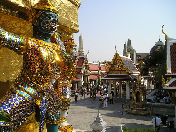 Bangkok temple in Thailand