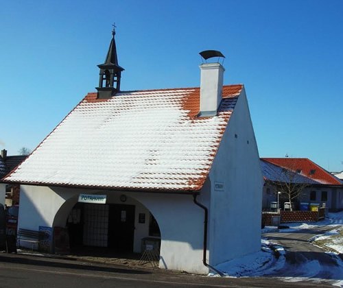 A former church, now grocery store, in the Czech Republic.