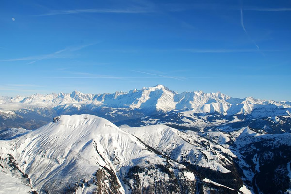 Mont Blanc in the French Alps.