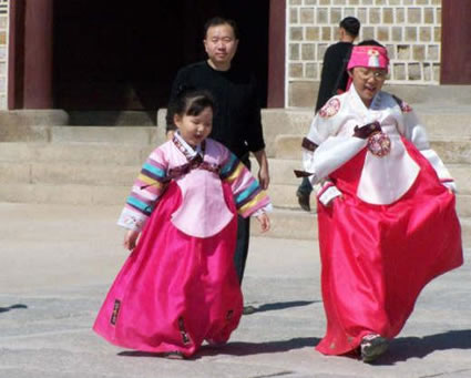 Traditional Dress in Korea.