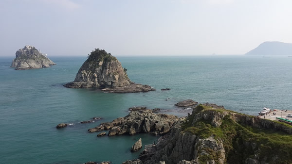 Islands off of Busan, South Korea