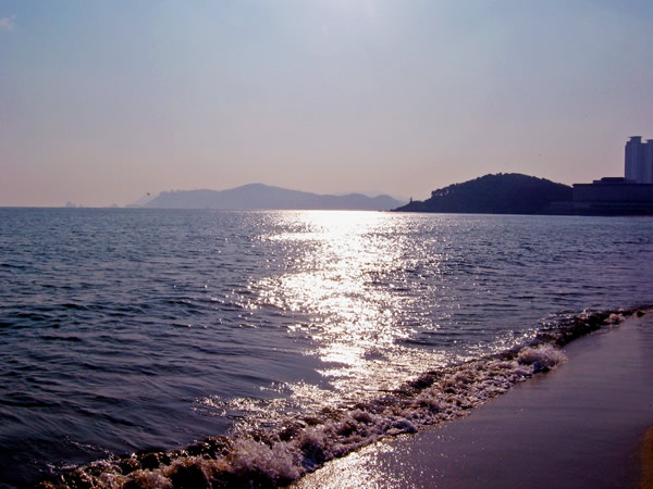Haeundae Beach near Busan.