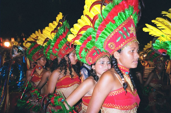 Living in Brazil: Dancers in costume at the Sao Luis Festas Juninas.