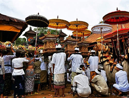 A village ceremony.