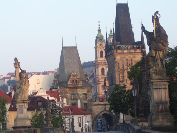 Old Prague city center.
