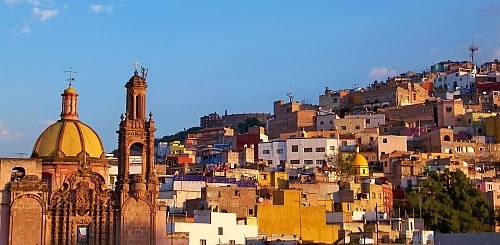 Pueblo pintoresco de Guantajuato, México