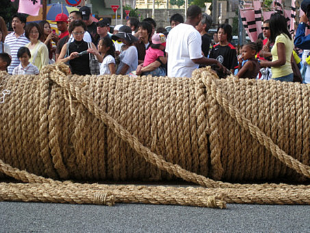 Tug of War in Okinawa.