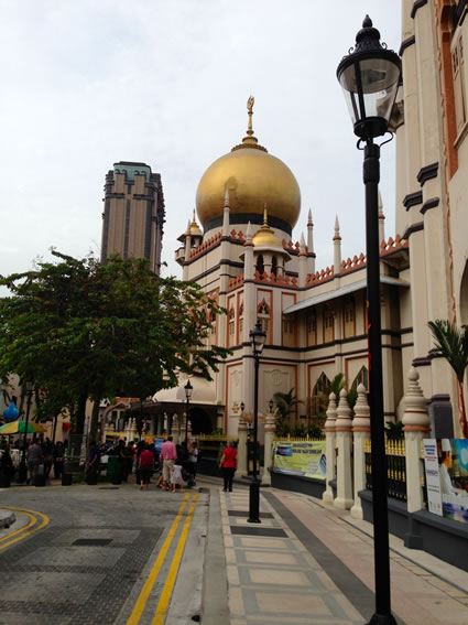A mosque in Singapore.