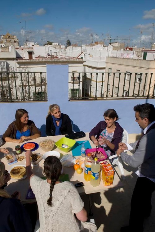 Students in Cadiz, Andalucia