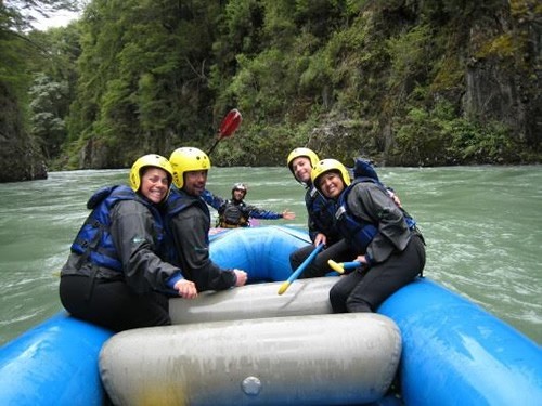 River rafting and kayaking are common on the Rio Monso.