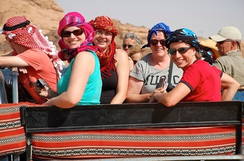 Group travel Wadi Rum, Jordan
