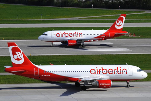 Two Airbus A320 from Air Berlin