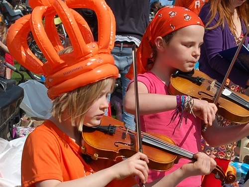 Classical music in Amsterdam by children