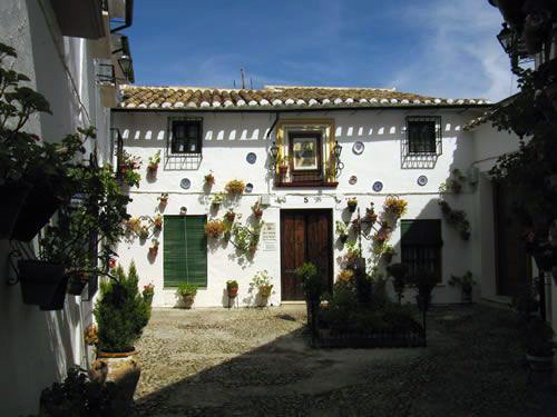 Courtyard in Priego de Cordoba.