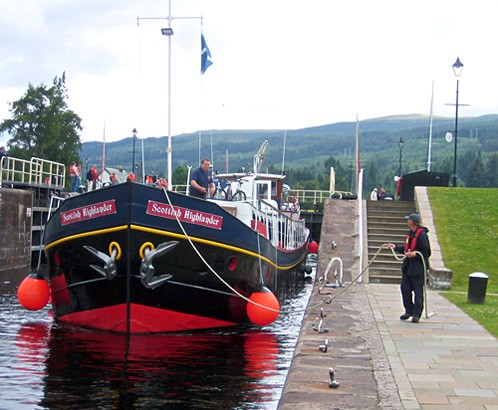 Scottish Highlander Barge in Scotland