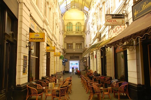 Covered passage in the Lipscani district